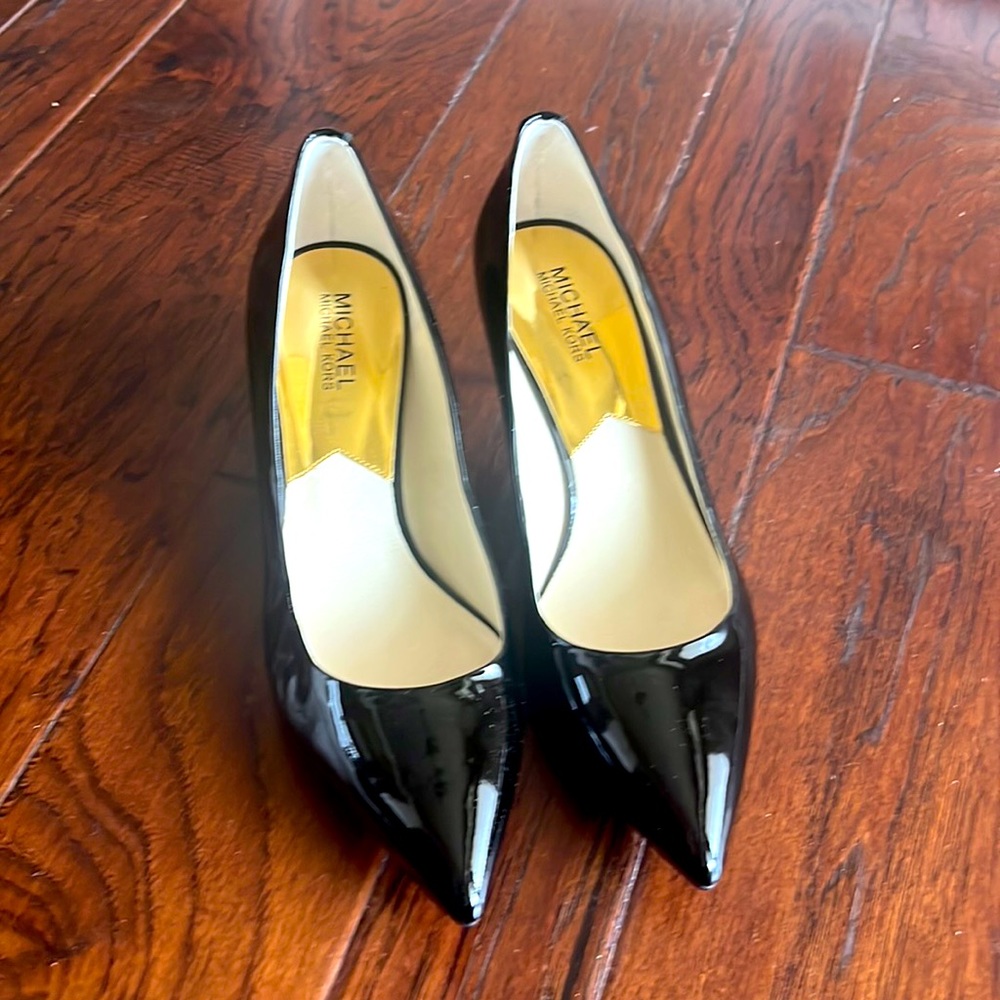 Michael Kors Black Leather Heels